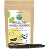 Alpi Nature 5 Bacche di Vaniglia Bourbon Madagascar 15-17cm | Vaniglia Bacche Madagascar Qualità Premium per Dolci, Ideale per Torte, Biscotti, Gelati e Budini