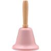 Comgooldool Campanello a mano in metallo chiaro risonante sonoro portatile | Colorato per matrimoni, aule e la casa, versatile strumento di attenzione per insegnanti e familiari