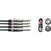 Stagg STC10P Doppio cavo con connettore TS (mono), 6,35 mm, 10 m