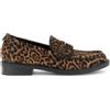 CAFèNOIR - Mocassini con Passante in Pelle Effetto Cavallino Leopardato, da Donna, Colore Maculato