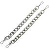 UKCOCO Catena in Ferro Accessorio DIY per Borsa e Valigia da 30cm, 2 Pezzi | Argento, Rimovibile e Facile da Installare, per Progetti Artigianali e Borse Fatte a Mano