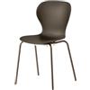 Connubia 2 Sedie Ops! CB2310 Struttura P38M mt. LAVA OPACO Sedile P56P pp riciclato TERRA OPACO