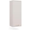 ARREDO DA CASA Pensile Bagno Sospeso Moderno 35x90x30 cm, 1 Anta con 3 Vani Interni e Maniglia Nera, Mobile Sospeso Bagno in Nobilitato, Mobiletto Bagno e Lavanderia PBT3 (Beige)