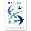 SSLDP LFHLI Poster Classico di Henri Matisse Arte murale Astratta di Uccelli Pittura e Stampe su Tela di Henri Matisse Quadro di Arredamento Moderno 50x70cm Senza Cornice