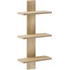 vidaXL Scaffale da parete Rovere Sonoma 30 x 13.5 x 64.5 cm