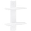 vidaXL Scaffale da parete Bianco 30 x 13.5 x 43 cm