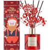 Cocorrína Diffusore Profumo Ambiente - 200ml Diffusore profumato di Cinnamon Stick con 8 Bastoncini Diffusore di olio Essenziale di Fragranza per la casa per la Decorazione della Mensola del Bagno