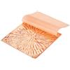 QUARKZMAN 25 Fogli d'oro 14cm x 14cm Fogli di Lamina d'oro Imitazione | Variegati Libretto Con Motivo, Per Artigianato Cornici Unghie E Decorazioni, Fiore Di Rame In Fioritura