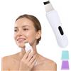 Fangehong Pulizia Viso Ultrasuoni, 4 Modalità Regolabili, 2 Coperture in Silicone Incluse, Raschietto per Punti Neri per la Pulizia Profonda del Viso, Scrubber per la Pelle del Viso