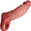 BDSMAGE Sex Toy Silicone Anello Testicoli Erotici Guaina Fallica (Color carne)