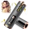 CFEN Ferro arricciacapelli automatico senza fili, ferro arricciacapelli senza | Con 6 livelli di temperatura 150-200 °C, 6 timer, batteria da 5000 mAh, ricarica USB, display LCD per capelli corti e lunghi