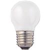 Hellum Lampadina LED mini globo E27 4,5W sostituisce 40W vetro opaco | Lampadina mini globo 470 lm, 2700 K, lampade E27, filamento LED, sostituisce 40W Incandescenza, Lampada LED G45 209211