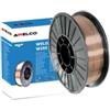 Awelco Filo per saldatura in acciaio per saldatrici mig a filo bobina diametro 200 mm con filo da 0,8 mm - awelco