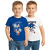United Labels Sonic The Hedgehog - Maglietta a maniche corte per bambini, colore blu/bianco, confezione da 2