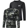 MEETYOO Maglia Termica Bambino Intimo Termico a Manica Lunga Abbigliamento Invernale Base Layer Sportivo