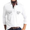 INGORINA Polo personalizzate per gli uomini Casual Manica corta/lunga T-shirt personalizzata T-shirt da golf personalizzata con tasche