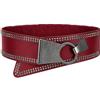 BlackButterfly Cintura Donna Borchie Gancio Gotico | Davanti Ampio Sintetico, Doppia Fila di Piramidi, Anello e Aggancio Orientabile, Dietro Elasticizzato 6 cm, Taglie S-XXL