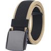 LionVII Cintura Elastica Uomo, Fibbia in Plastica, Unisex Cintura Cintura Completamente Regolabile per Lavoro