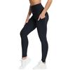 THE GYM PEOPLE Leggings Sportivi Vita Alta Stretch Donna Yoga con Tasche | Design Strato d'Aria, Ultra Morbido, Compressione Supporto, Traspirante, Traspirante, 2 Tasche, Fitness Pilates Corsa