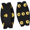 Gralara 3X Tacchetti da Ghiaccio per Scarpe E Stivali, Racchette da Neve Compatte E Resistenti all'Usura, Tacchetti Antiscivolo per Scarpe da Trekking E C, 4 Pezzi