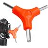 Generic Chiave esagonale a 3 vie per bici Strumenti di riparazione combinazione | Chiave a brugola triangolare a tre vie, facile da usare, chiave esterna da 3 mm, 4 mm, 5 mm, chiave a brugola per bicicletta