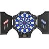 SPORTNOW Freccette Bersaglio Elettronico 285 Programmi Nero | 31 Giochi, Bersaglio Freccette, 6 Freccetta, 6 Punte di Ricambio, Monitor LCD, per 8 Giocatori