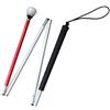 VISIONU Alluminio Bastone Bianco Pieghevole per Non Vedenti 4 Sezioni e Punta Roller 123cm (48.43 Pollice)