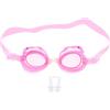 BELLIFFY Occhialini da Nuoto Antifog, Lenti Trasparenti | Ponticello Nasale Staccabile, Area Flessibile, Silicone e Pu, per Piscina Coperta e Nuoto