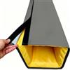 HPHDFS Protezione Palo Basket Quadrato, Imbottitura Sicurezza Robusta | Spessa protezione schiuma EPE superficie resistente agli agenti atmosferici garage(Gray,6.5x6.5(16.5x16.5cm))