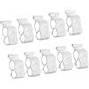 SZLIFE 5 Clip per Tendalino, Morsetto, Multifunzionale, 1 Set, Si Infila sul Tendalino, Staffa per Luce, Ganci per Tendalino, 5 Pezzi
