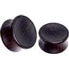 Mesnt 2 Pezzi Tunnel Plugs Piercing Tappi Orecchini in Legno di Legno Piercing a Tappo Plugs Tunnels Orecchio Piercing
