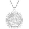 OAUWKEIY Collana pendente Maschio ganesha moneta ciondolo collana maschio ganesha medaglione ciondolo collana alla moda gioielli Gioielli