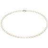 amorili Collana Perle Donna Acqua Dolce Majorica 8 mm con Chiusura Argento 925 - Collana Elegante 45 cm - Gioiello Classico Raffinato - Idea Regalo Donna cll1862