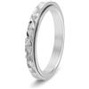 Ayoiow Anelli Donna Acciaio Inox, Spinner Sottile con Taglio A diamante incrociato, Taglia 9-25