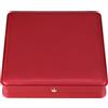 LETURE Grande set di gioielli scatola regalo, grande collana set di gioielli, elegante scatola regalo per bracciali, collane, orecchini, anelli (rosso)