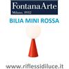 FontanaArte Fontana Arte Bilia mini base rossa con cavo