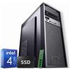 NONSOLOINFORMATICA Pc Fisso Intel quad core 16gb ram DDR4 ssd 480 gb Windows 10 Pro WiFi HDMI