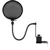 Shure Ps-6 Popper Stopper Filtro Anti-Pop Con Braccio A Collo Di Cigno Metallico E Supporto, Nero