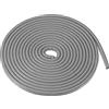 A ABSOPRO Protezione Bordo Porta Grigio 1 Pezzo Universale U Forma | Lunghezza: 16.4 Ft, Materiale: PVC, Ferro, Gomma, Adatto Per Auto, Camion, SUV, Montaggio Senza Colla, Tagliabile