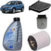 OP Kit tagliando 3 filtri + 4 L olio Q8 5W30 per Volkswagen Tiguan 5N 1.4 TSI 2007+