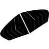 Generic For BMW Serie 5 F10 525i 530i 2011-2017 Finestra laterale posteriore Feritoie Tende da sole Persiane Tende Copertura Trim Coppia(Glossy Black)