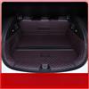 Msisuhoa Tappetini Bagagliaio Per BYD Per Sealion 7 07 2024 2025 Rivestimento Per Baule Posteriore Tappetino Pavimento In Pelle Protezione Vassoio Tappetini Protezione Bagagliaio(Black red full)