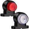 Biqing 2CPS Luci di Posizione Laterali Rimorchio Universal 12V 24V Rosso Bianco Double Face LED Luci di Posizione Laterali 8LED Luce di Ingombro Camper