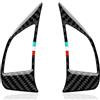 TOWBEBER For Fiat 500 500C 500e Bravo Punto Evo Linea Doblò Grande Punto Pannello del volante dell'auto. Rivestimento adesivo interno in fibra di carbonio