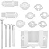 YUYUETIME Kit Regolatore Faro Auto, Viti di Regolazione per Fanali | Riparazione Precisa, Facile Utilizzo, Accessorio Bush Clip, Plastico e Ferro, Specifiche Multiple