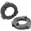 njssjd 2 adattatori per lampadine a LED H7 per fari con supporto a presa e fermo per capsula H7 HID base a staffa con clip di montaggio per Ford Fiesta MK8 2017-2020