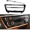 Yoegerery Auto A/C pannello LED luci d'atmosfera per BMW F30 F31 F32 Centro di controllo pannello luci ambientali Console sostituzione con doppio colore LED illuminazione ambientale (Nero)