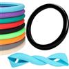 Generic Cover Volante Auto Silicone, Coprivolante In Silicone Antiscivolo，Nero | Nuovo Protettore Per Volante, Protezione Universale Ultra Sottile