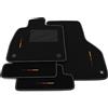 Generico Tappetini compatibili con Audi TT Mk3 (8S) 2014-2025 bandiera Germania, kit tappetini auto personalizzati, set tappeti in moquette, tappeto auto