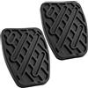 Click&Fit Gommini Pedale Freno Frizione x2 per Nissan Qashqai 46531-1HA2A Click&Fit | 2006-2020. Per Micra Note Qashqai+2. Solo cambio manuale. Copripedale gomma nera. Ricambio 46531-JD000